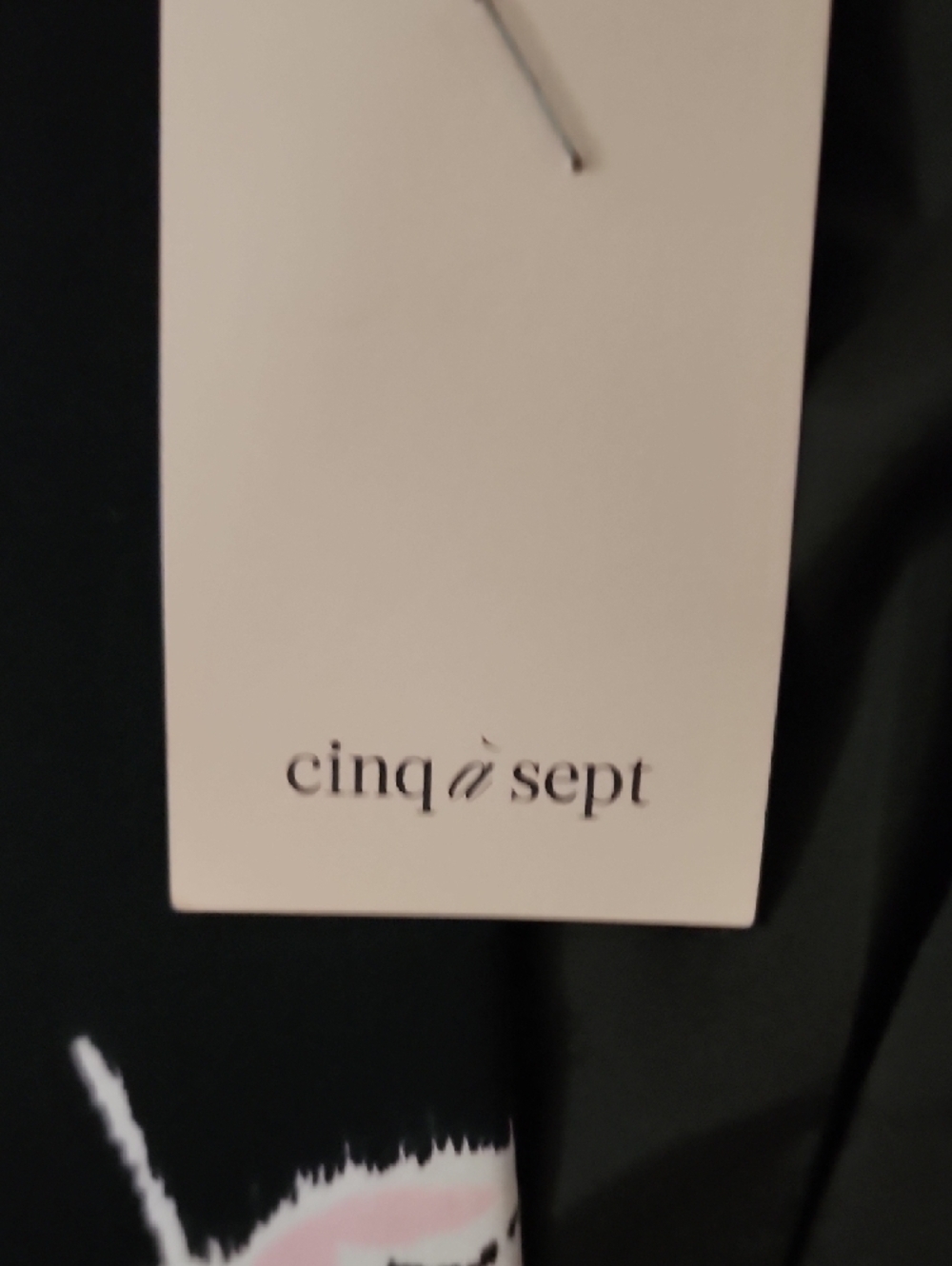 Cinq à Sept NWT Floral Blazer Size 2 Black Pink Tailored Jacket - Picture 11 of 13